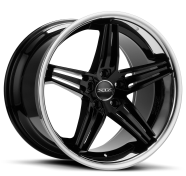 XIX EXOTIC - X63-gloss black with stainless steel lip